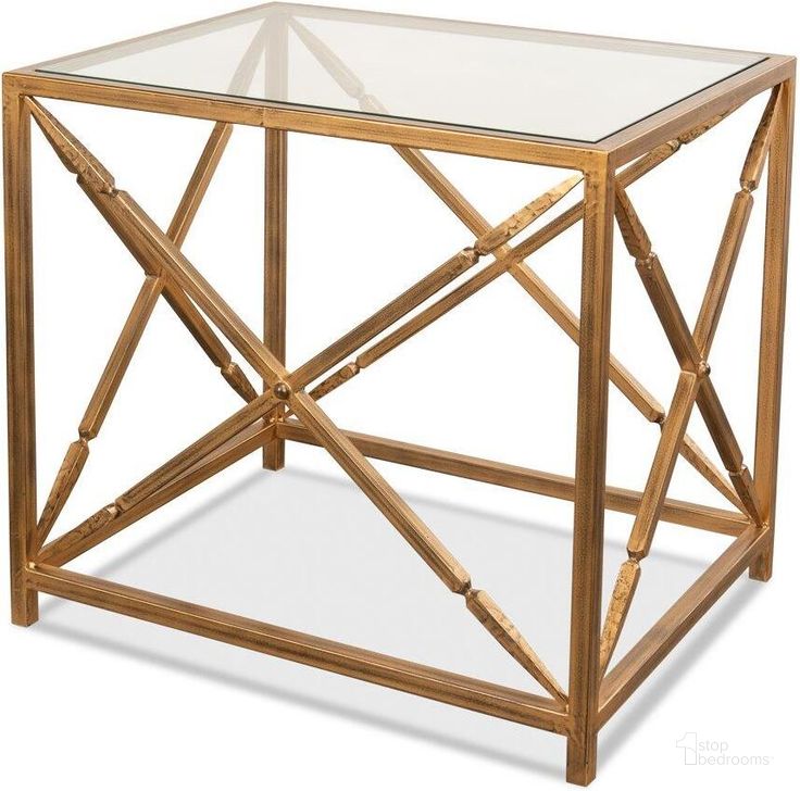 The appearance of Neo Classical Gold Side Table designed by Sarreid in the traditional interior design. This gold piece of furniture  was selected by 1StopBedrooms from Neo Classical Collection to add a touch of cosiness and style into your home. Sku: 30913. Product Type: Side Table. Image1