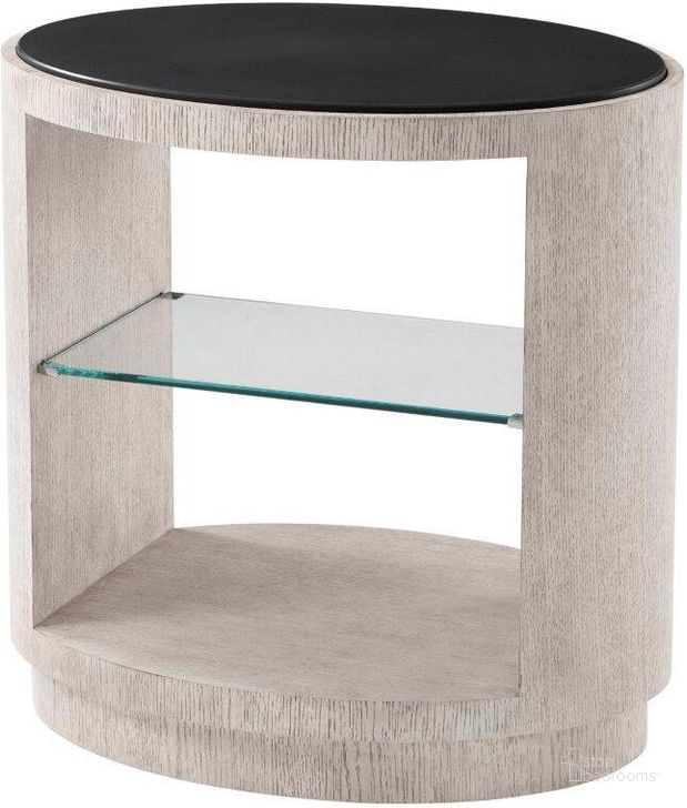 The appearance of Nevio Side Table 5006-041.C119 designed by Theodore Alexander in the transitional interior design. This  piece of furniture  was selected by 1StopBedrooms from Isola Collection to add a touch of cosiness and style into your home. Sku: 5006-041.C119. Material: Wood. Product Type: Side Table.