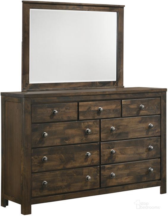 The appearance of New Classic Furniture Blue Ridge Dresser In Rustic Gray B1334 050 designed by New Classic in the transitional interior design. This other colors piece of furniture  was selected by 1StopBedrooms from Blue Ridge Collection to add a touch of cosiness and style into your home. Sku: B1334-050. Material: Wood. Product Type: Dresser. Image1