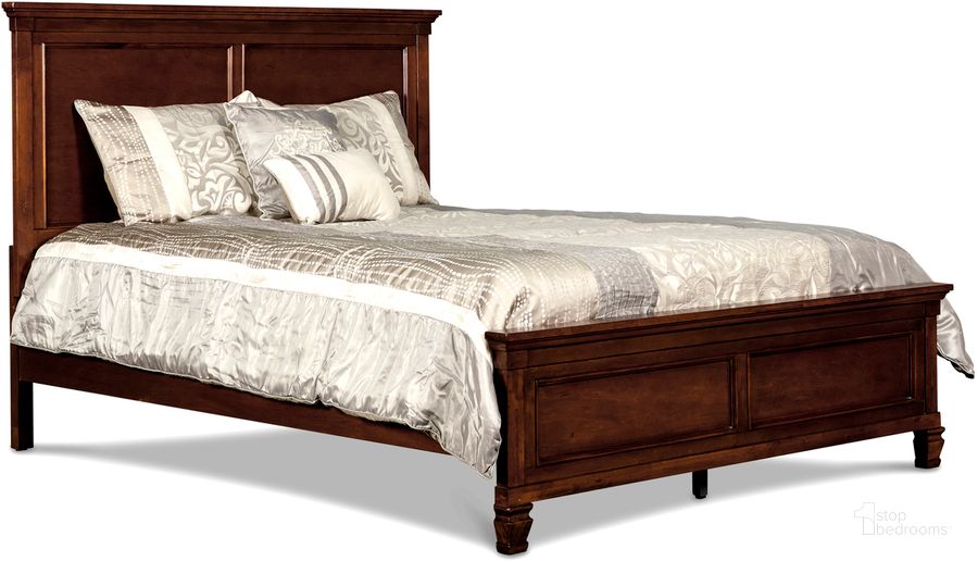 The appearance of New Classic Furniture Tamarack California King Bed In Brown Cherry designed by New Classic in the modern / contemporary interior design. This brown cherry piece of furniture  was selected by 1StopBedrooms from Tamarack Collection to add a touch of cosiness and style into your home. Sku: BB044C-115;BB044C-235. Bed Type: Panel Bed. Material: Wood. Product Type: Panel Bed. Bed Size: California King. Image1