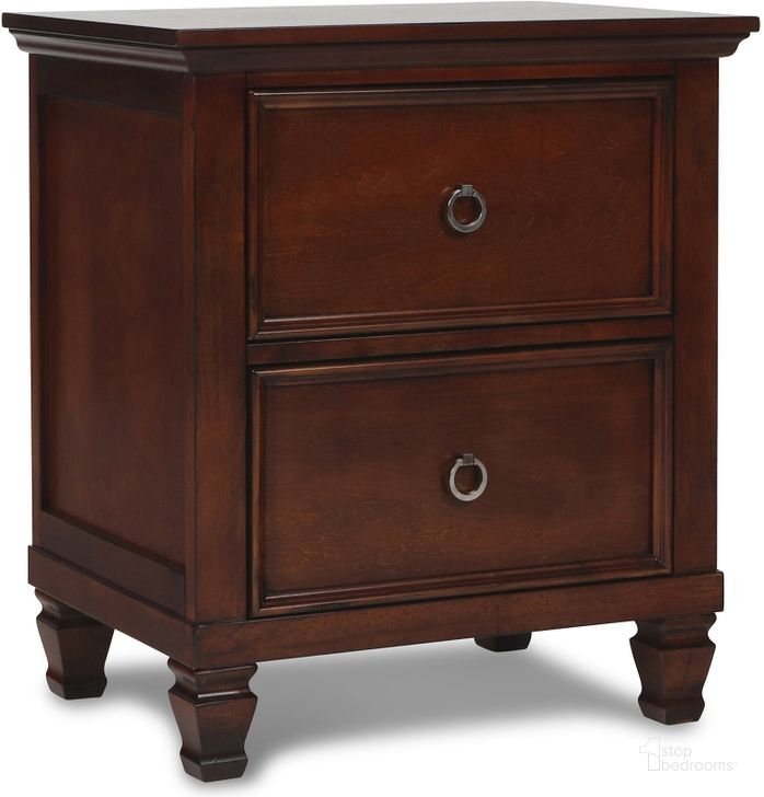 The appearance of New Classic Furniture Tamarack Nightstand In Brown Cherry 00 043 040 designed by New Classic in the modern / contemporary interior design. This brown cherry piece of furniture  was selected by 1StopBedrooms from Tamarack Collection to add a touch of cosiness and style into your home. Sku: BB044C-040. Material: Wood. Product Type: Nightstand. Image1