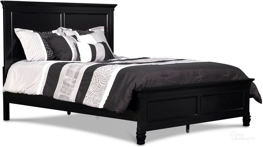 The appearance of New Classic Tamarack King Panel Bed In Black 00 045 115 designed by New Classic in the country / farmhouse interior design. This black piece of furniture  was selected by 1StopBedrooms from Tamarack Collection to add a touch of cosiness and style into your home. Sku: BB044B-115;BB044B-335. Bed Type: Panel Bed. Material: Wood. Product Type: Panel Bed. Bed Size: King. Image1