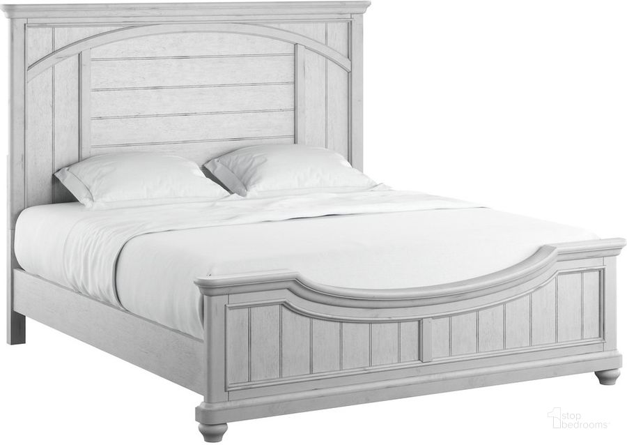 The appearance of New Haven King Panel Bed In Oyster Shell designed by Emerald Home Furnishings in the coastal interior design. This oyster shell piece of furniture  was selected by 1StopBedrooms from New Haven Collection to add a touch of cosiness and style into your home. Sku: B330-10/12R;B330-12FB;B330-12HB. Bed Type: Panel Bed. Material: Wood. Product Type: Panel Bed. Bed Size: King. Image1