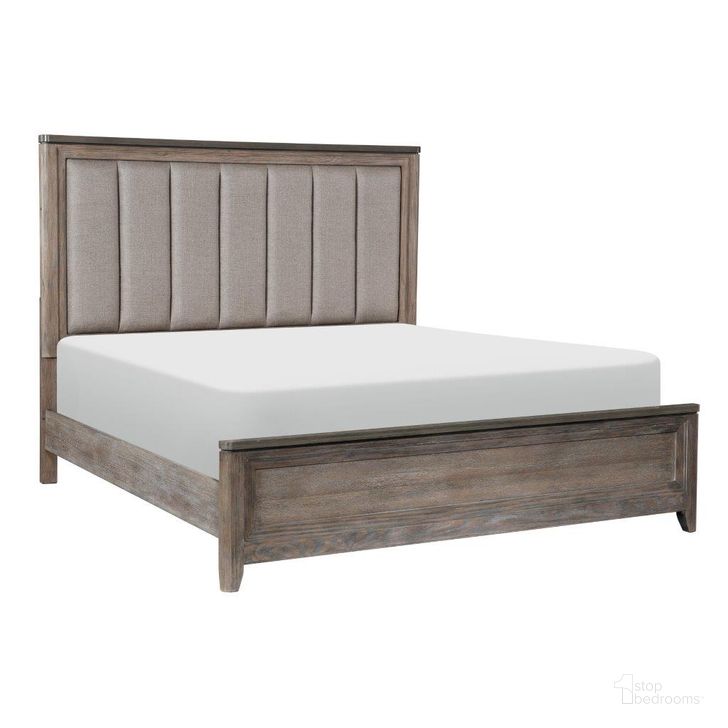 The appearance of Newell Gray And Oak Queen Panel Bed designed by Homelegance in the transitional interior design. This brown and gray piece of furniture  was selected by 1StopBedrooms from Newell Collection to add a touch of cosiness and style into your home. Sku: 1412-1;1412-2;1412-3. Bed Type: Panel Bed. Material: Wood. Product Type: Panel Bed. Bed Size: Queen. Image1