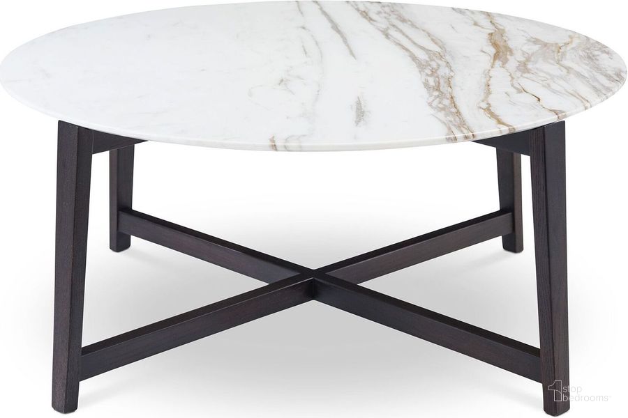 The appearance of Nina Smoked Oak Coffee Table designed by Bellini Modern Living in the modern / contemporary interior design. This white and black piece of furniture  was selected by 1StopBedrooms from Nina Collection to add a touch of cosiness and style into your home. Sku: Nina CT. Product Type: Coffee Table. Image1