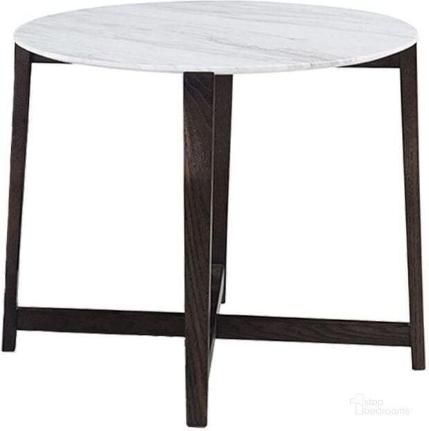 The appearance of Nina Smoked Oak Large End Table designed by Bellini Modern Living in the modern / contemporary interior design. This white and black piece of furniture  was selected by 1StopBedrooms from Nina Collection to add a touch of cosiness and style into your home. Sku: Nina ET L. Product Type: End Table. Image1