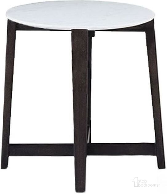 The appearance of Nina Smoked Oak Small End Table designed by Bellini Modern Living in the modern / contemporary interior design. This white and black piece of furniture  was selected by 1StopBedrooms from Nina Collection to add a touch of cosiness and style into your home. Sku: Nina ET S. Product Type: End Table. Image1