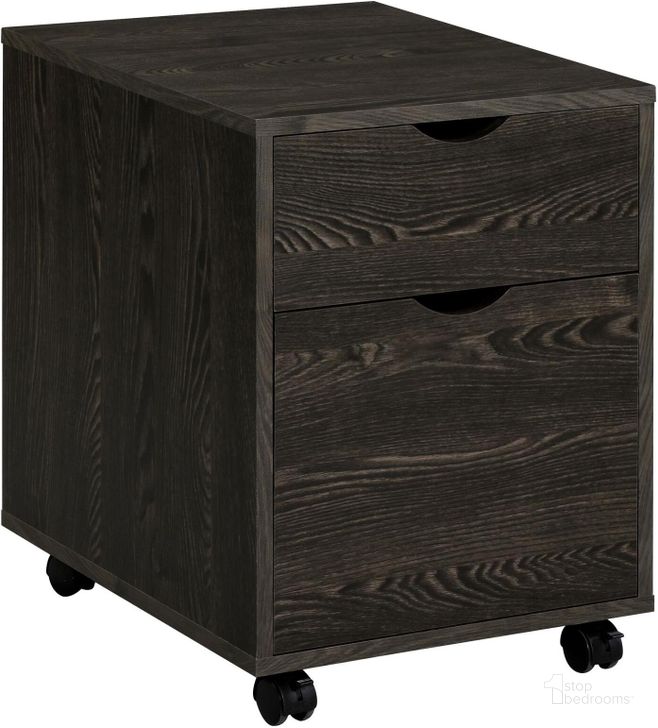 The appearance of Noorvik Dark Oak File Cabinet designed by Coaster in the transitional interior design. This brown piece of furniture  was selected by 1StopBedrooms from Noorvik Collection to add a touch of cosiness and style into your home. Sku: 881572. Material: MDF. Product Type: Filing Cabinets and Storage. Image1