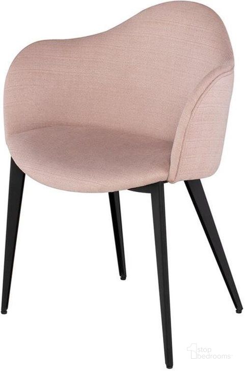 The appearance of Nora Mauve Fabric Dining Chair designed by Nuevo in the modern / contemporary interior design. This mauve piece of furniture  was selected by 1StopBedrooms from Nora Collection to add a touch of cosiness and style into your home. Sku: HGNE174. Material: Fabric. Product Type: Dining Chair. Image1