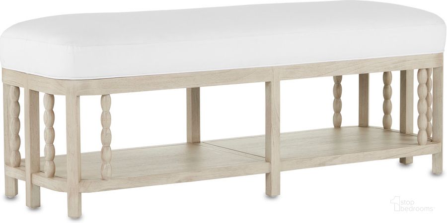 The appearance of Norene Gray Bench designed by Currey & Company in the modern / contemporary interior design. This gray piece of furniture  was selected by 1StopBedrooms from Norene Collection to add a touch of cosiness and style into your home. Sku: 7000-0671. Material: Wood. Product Type: Bench. Image1