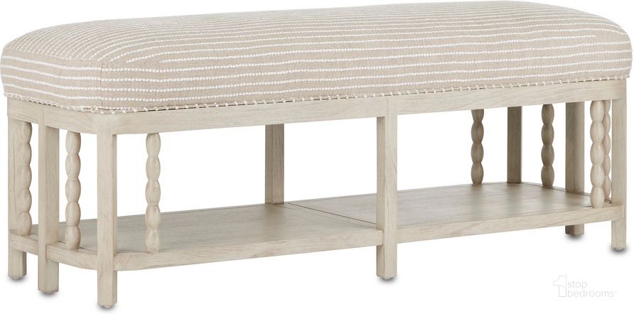 The appearance of Norene Gray Bench designed by Currey & Company in the modern / contemporary interior design. This gray piece of furniture  was selected by 1StopBedrooms from Norene Collection to add a touch of cosiness and style into your home. Sku: 7000-0672. Material: Wood. Product Type: Bench. Image1