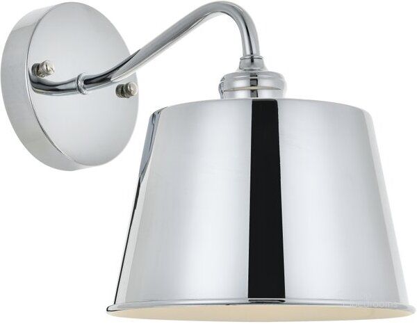 The appearance of Nota 1 Light Chrome Wall Sconce LD4059W8C designed by Elegant Lighting in the transitional interior design. This chrome piece of furniture  was selected by 1StopBedrooms from Nota Collection to add a touch of cosiness and style into your home. Sku: LD4059W8C. Material: Metal. Product Type: Wall Sconce. Image1