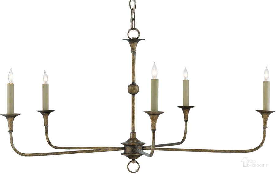 The appearance of Nottaway Small Bronze Chandelier designed by Currey & Company in the modern / contemporary interior design. This bronze piece of furniture  was selected by 1StopBedrooms from Nottaway Collection to add a touch of cosiness and style into your home. Sku: 9000-0143. Product Type: Chandelier. Material: Iron. Image1
