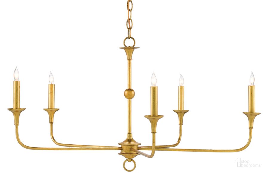 The appearance of Nottaway Small Gold Chandelier designed by Currey & Company in the modern / contemporary interior design. This gold piece of furniture  was selected by 1StopBedrooms from Nottaway Collection to add a touch of cosiness and style into your home. Sku: 9000-0369. Product Type: Chandelier. Material: Iron. Image1