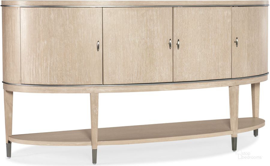 The appearance of Nouveau Chic Sideboard In Light Brown designed by Hooker in the transitional interior design. This light brown piece of furniture  was selected by 1StopBedrooms from Nouveau Chic Collection to add a touch of cosiness and style into your home. Sku: 6500-75907-80. Material: Wood. Product Type: Sideboard. Image1