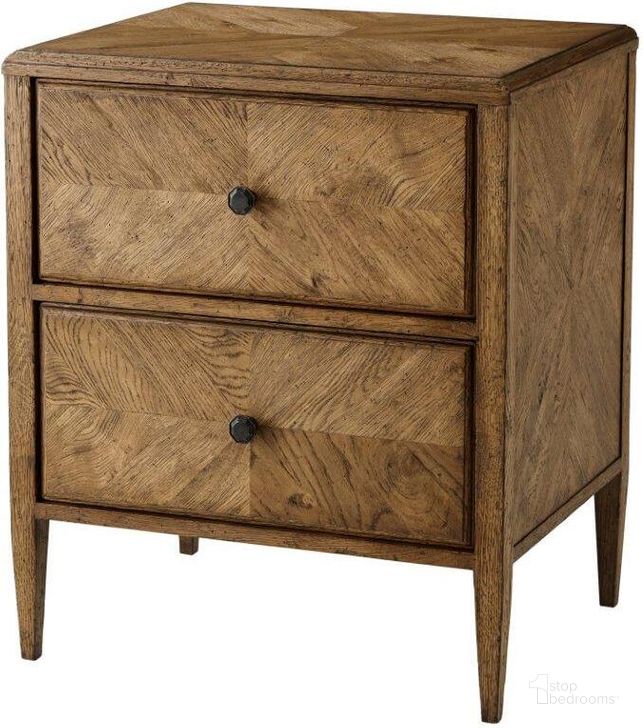 The appearance of Nova Two Drawers Night Stand designed by Theodore Alexander in the traditional interior design. This natural piece of furniture  was selected by 1StopBedrooms from Nova Collection to add a touch of cosiness and style into your home. Sku: TAS60041.C253. Product Type: Nightstand. Material: Bone.