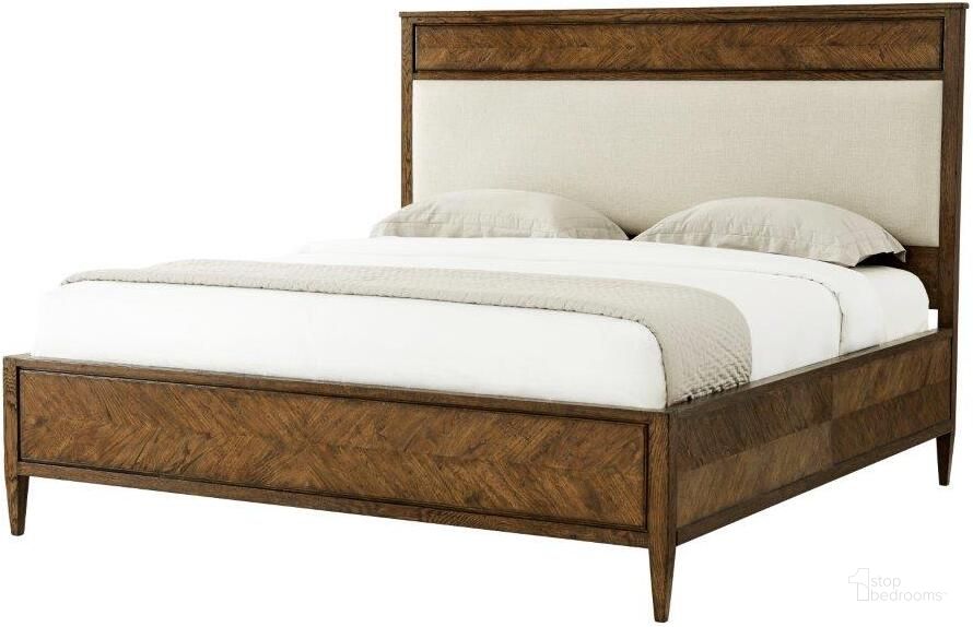 The appearance of Nova US King Bed Ii TAS83024.1BUT designed by Theodore Alexander in the modern / contemporary interior design. This brown piece of furniture  was selected by 1StopBedrooms from Nova Collection to add a touch of cosiness and style into your home. Sku: TAS83024.1BUT. Bed Type: Panel Bed. Material: Upholstered. Product Type: Panel Bed. Bed Size: King.