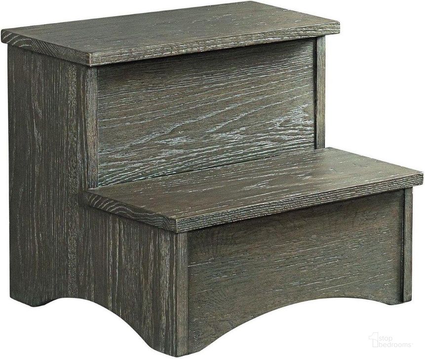The appearance of Oak Park Brushed Pewter Step Stool designed by Intercon in the transitional interior design. This gray piece of furniture  was selected by 1StopBedrooms from Oak Park Collection to add a touch of cosiness and style into your home. Sku: OP-BR-STEP-PEW-C. Product Type: Stool. Image1