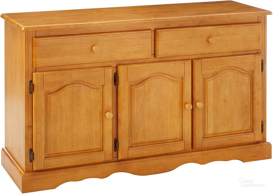 The appearance of Oak Selections Light Oak Treasure Buffet designed by Sunset Trading in the traditional interior design. This light oak piece of furniture  was selected by 1StopBedrooms from Oak Selections Collection to add a touch of cosiness and style into your home. Sku: DLU-22-BUF-LO. Material: Wood. Product Type: Buffet. Image1