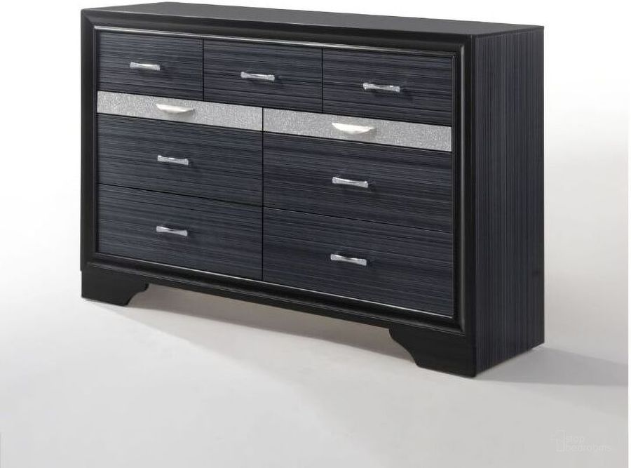 The appearance of Oakford Black Dresser designed by Luxury Loft in the modern / contemporary interior design. This black piece of furniture  was selected by 1StopBedrooms from Oakford Collection to add a touch of cosiness and style into your home. Sku: 25905. Material: Wood. Product Type: Dresser. Image1