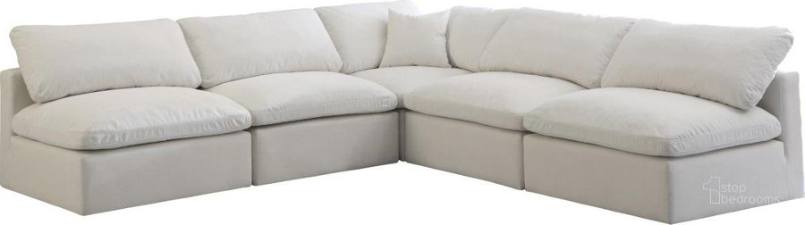 The appearance of Oaklandia Cream Velvet Sectional 0qe24355470 designed by Furnique in the modern / contemporary interior design. This cream velvet piece of furniture  was selected by 1StopBedrooms from Oaklandia Collection to add a touch of cosiness and style into your home. Sku: 602Cream-Corner;602Cream-Armless;602Cream-Armless;602Cream-Armless;602Cream-Armless. Product Type: Sectional. Material: Velvet. Layout: L-Shape. Image1