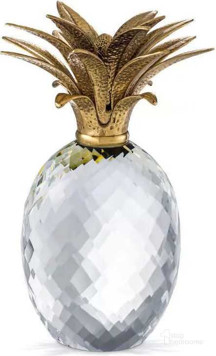 The appearance of Object Pineapple Crystal Glass designed by Eichholtz in the modern / contemporary interior design. This crystal piece of furniture  was selected by 1StopBedrooms from  to add a touch of cosiness and style into your home. Sku: 110806. Material: Glass. Product Type: Decorative Accessory. Image1