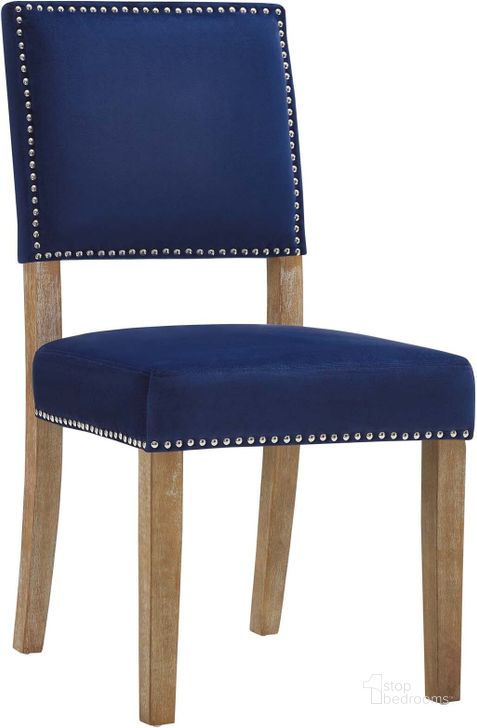 The appearance of Oblige Navy Wood Dining Chair designed by Modway in the modern / contemporary interior design. This navy piece of furniture  was selected by 1StopBedrooms from Oblige Collection to add a touch of cosiness and style into your home. Sku: EEI-2547-NAV. Material: Wood. Product Type: Dining Chair. Image1
