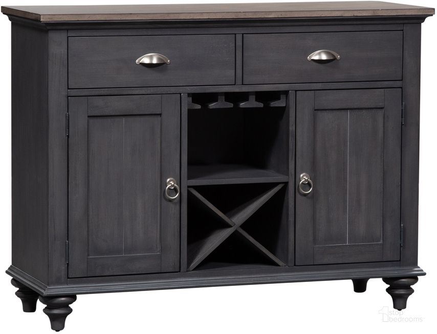 The appearance of Ocean Isle Buffet (Slate) designed by Liberty in the transitional interior design. This slate piece of furniture  was selected by 1StopBedrooms from Ocean Isle Collection to add a touch of cosiness and style into your home. Sku: 303G-CB4866. Product Type: Buffets, Sideboards and Server. Material: Rubberwood. Image1