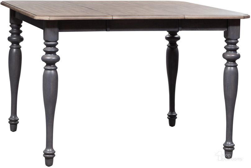 The appearance of Ocean Isle Gathering Table (Slate) designed by Liberty in the transitional interior design. This slate piece of furniture  was selected by 1StopBedrooms from Ocean Isle Collection to add a touch of cosiness and style into your home. Sku: 303G-G5454. Table Top Shape: Square. Product Type: Counter Height Table. Material: Rubberwood. Image1