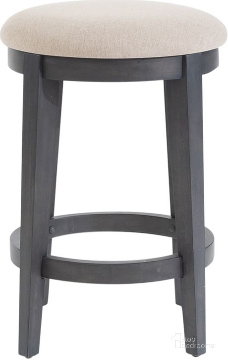 The appearance of Ocean Isle Upholstered Console Stool designed by Liberty in the traditional interior design. This slate piece of furniture  was selected by 1StopBedrooms from Ocean Isle Collection to add a touch of cosiness and style into your home. Sku: 303G-OT9001. Product Type: Barstool. Material: Rubberwood. Image1