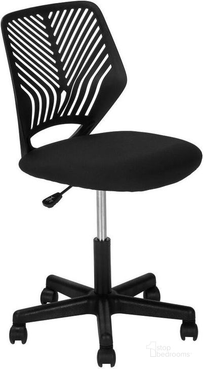 The appearance of Office Chair In Black Juvenile And Black Base On Castors designed by Monarch Specialties in the modern / contemporary interior design. This black piece of furniture  was selected by 1StopBedrooms from  to add a touch of cosiness and style into your home. Sku: I 7336. Material: Metal. Product Type: Office Chair. Image1
