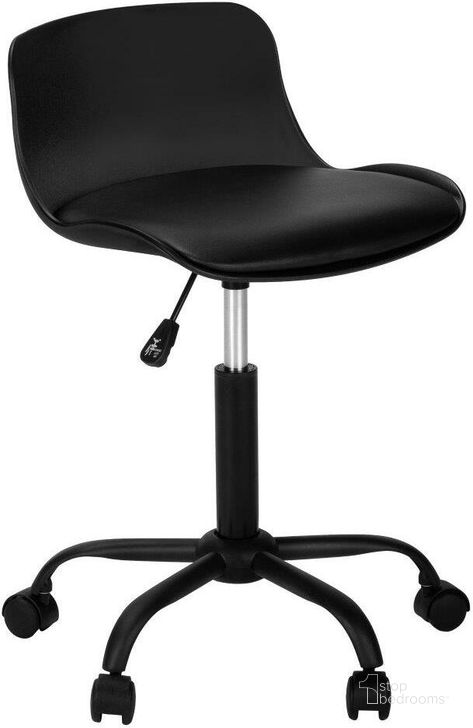 The appearance of Office Chair In Black Juvenile And Multi-Position designed by Monarch Specialties in the modern / contemporary interior design. This black piece of furniture  was selected by 1StopBedrooms from  to add a touch of cosiness and style into your home. Sku: I 7464. Material: Metal. Product Type: Office Chair. Image1