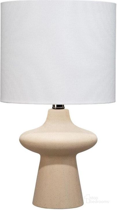 The appearance of Oliver Beige Table Lamp designed by Jamie Young Company in the modern / contemporary interior design. This beige piece of furniture  was selected by 1StopBedrooms from Oliver Collection to add a touch of cosiness and style into your home. Sku: LS9OLIVERBE. Material: Ceramic. Product Type: Table Lamp. Image1
