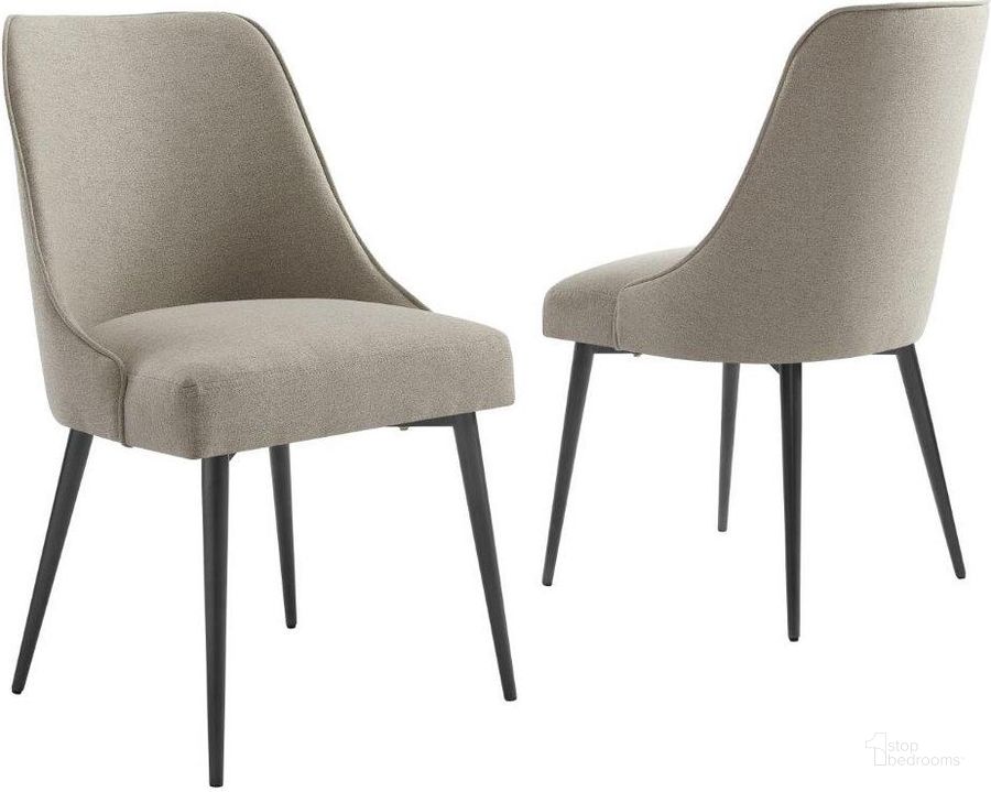 The appearance of Olson Side Chair In Khaki - Set Of 2 designed by Steve Silver in the transitional interior design. This khaki piece of furniture  was selected by 1StopBedrooms from Olson Collection to add a touch of cosiness and style into your home. Sku: OS480SK. Material: Wood. Product Type: Side Chair. Image1