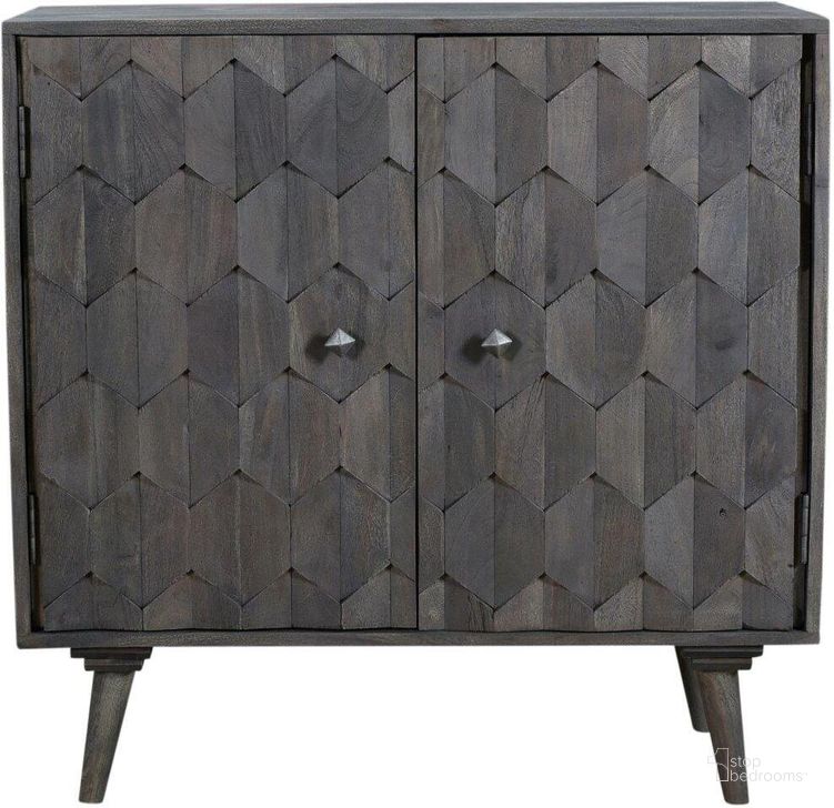 The appearance of Onyx 2 Door Sideboard In Dark Gray designed by Moti in the traditional interior design. This dark gray piece of furniture  was selected by 1StopBedrooms from Onyx Collection to add a touch of cosiness and style into your home. Sku: 90129002. Material: Wood. Product Type: Sideboard. Image1