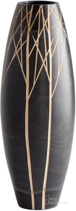 The appearance of Onyx Winter Large Vase designed by Cyan Design in the modern / contemporary interior design. This black piece of furniture  was selected by 1StopBedrooms from Onyx Collection to add a touch of cosiness and style into your home. Sku: 06024. Material: Wood. Product Type: Vase.