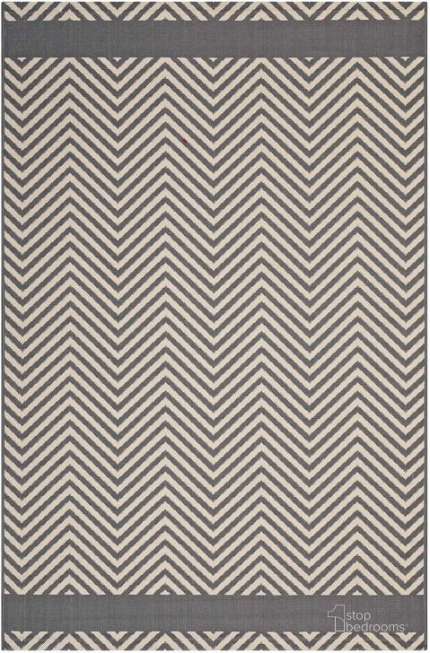 The appearance of Optica Chevron With End Borders 5X8 Indoor and Outdoor Area Rug In Gray and Beige designed by Modway in the modern / contemporary interior design. This gray and beige piece of furniture  was selected by 1StopBedrooms from Optica Collection to add a touch of cosiness and style into your home. Sku: R-1141B-58. Material: Polypropylene. Product Type: Area Rugs. Image1
