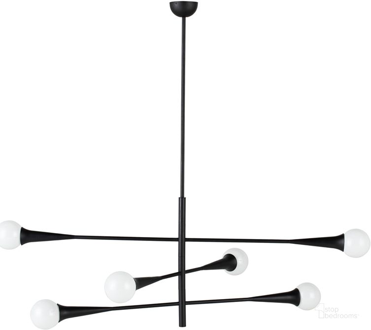 The appearance of Orion 3 Black Metal Pendant Lighting designed by Nuevo in the modern / contemporary interior design. This black piece of furniture  was selected by 1StopBedrooms from Orion 3 Collection to add a touch of cosiness and style into your home. Sku: HGRA597. Material: Metal. Product Type: Pendant Lighting. Image1