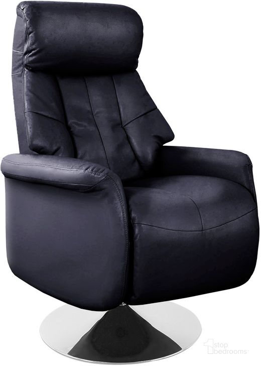 The appearance of Orleans Recliner In Black designed by Mac Motion Chair in the transitional interior design. This black piece of furniture  was selected by 1StopBedrooms from Orleans Collection to add a touch of cosiness and style into your home. Sku: M710-493CHR. Product Type: Reclining Chair. Material: Plywood. Image1