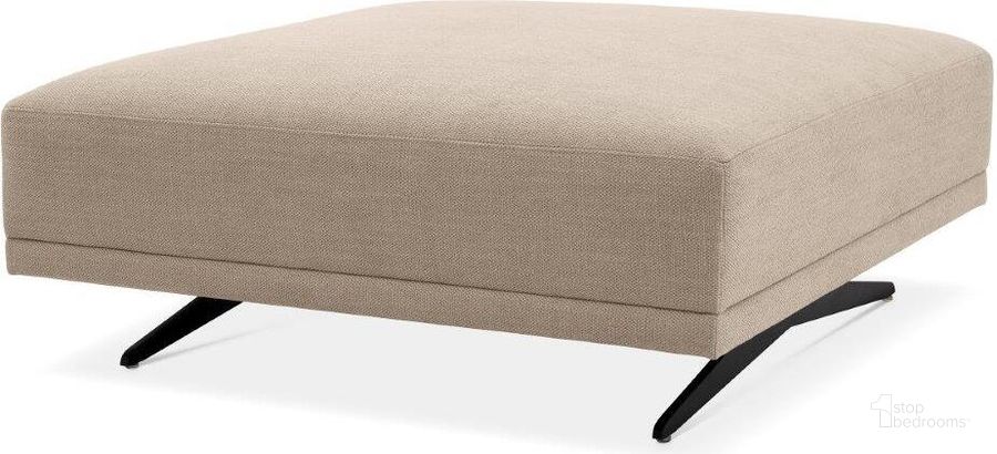 The appearance of Ottoman Endless Avalon Sand designed by Eichholtz in the modern / contemporary interior design. This sand piece of furniture  was selected by 1StopBedrooms from Avalon Collection to add a touch of cosiness and style into your home. Sku: A114822. Product Type: Ottoman. Image1