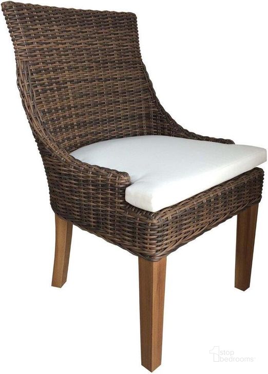 The appearance of Outdoor Alfresco Dinning Chair with Crocodile Rattan designed by Padmas Plantation in the modern / contemporary interior design. This rattan piece of furniture  was selected by 1StopBedrooms from Alfresco Collection to add a touch of cosiness and style into your home. Sku: OL-ALF11-CROC. Product Type: Outdoor Dining Chair. Material: Wicker. Image1