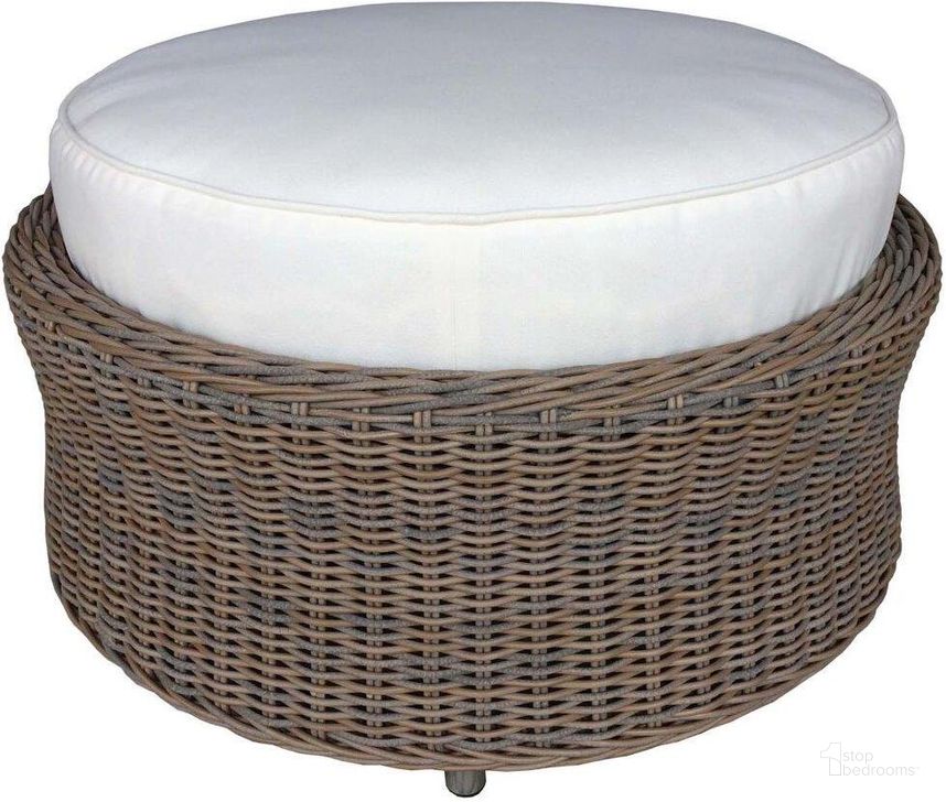 The appearance of Outdoor Barbados Grey Ottoman designed by Padmas Plantation in the modern / contemporary interior design. This grey piece of furniture  was selected by 1StopBedrooms from Barbados Collection to add a touch of cosiness and style into your home. Sku: OL-BAR02. Product Type: Outdoor Ottoman. Material: Wicker. Image1