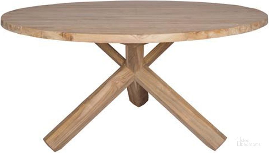 The appearance of Outdoor Bora Natural Chat Teak Table designed by Padmas Plantation in the modern / contemporary interior design. This natural piece of furniture  was selected by 1StopBedrooms from Bora Collection to add a touch of cosiness and style into your home. Sku: OL-BOR05-48. Material: Wood. Product Type: Outdoor Table. Image1