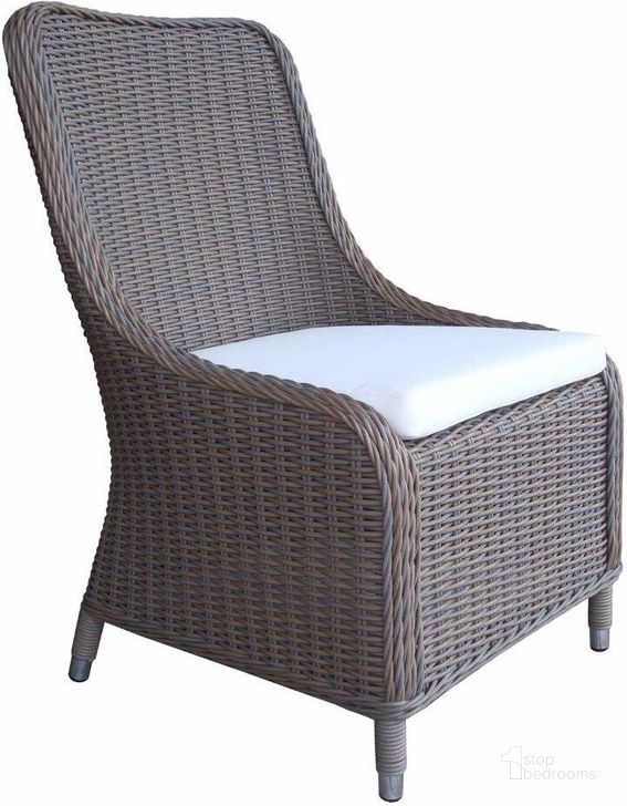 The appearance of Outdoor Nautilus Grey Dining Chair designed by Padmas Plantation in the modern / contemporary interior design. This grey piece of furniture  was selected by 1StopBedrooms from Nautilus Collection to add a touch of cosiness and style into your home. Sku: OL-NAU12. Product Type: Outdoor Dining Chair. Material: Wicker. Image1