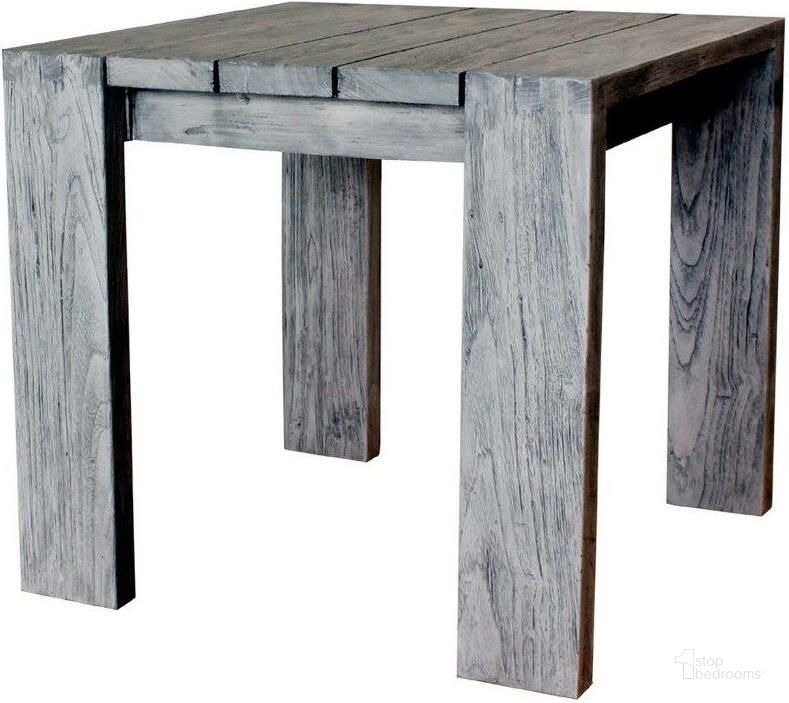 The appearance of Outdoor Ralph Reclaimed Natural Teak End Table designed by Padmas Plantation in the modern / contemporary interior design. This natural piece of furniture  was selected by 1StopBedrooms from Ralph Collection to add a touch of cosiness and style into your home. Sku: OL-RAL06. Material: Wood. Product Type: Outdoor Table. Image1