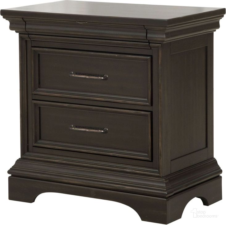 The appearance of Caldwell Brown 3 Drawers Nightstand designed by Pulaski in the traditional interior design. This brown piece of furniture  was selected by 1StopBedrooms from Caldwell Collection to add a touch of cosiness and style into your home. Sku: P012140. Material: Wood. Product Type: Nightstand. Image1