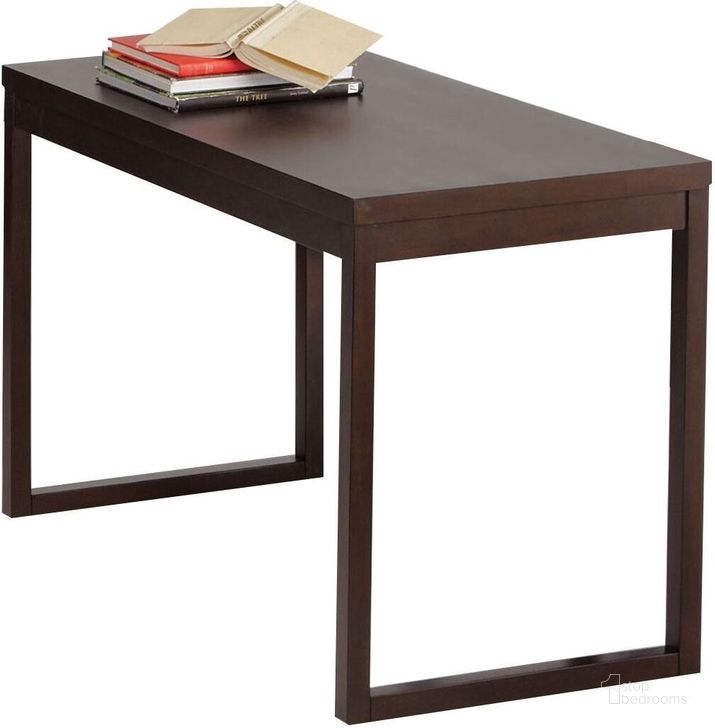 The appearance of Athena Dark Chocolate Writing Desk designed by Progressive Furniture in the transitional interior design. This brown piece of furniture  was selected by 1StopBedrooms from Athena Collection to add a touch of cosiness and style into your home. Sku: P109T-71. Material: Wood. Product Type: Writing Desk. Image1