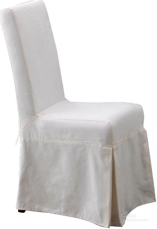 The appearance of Pacific Beach Sunbleached White Dining Chair designed by Padmas Plantation in the modern / contemporary interior design. This white piece of furniture  was selected by 1StopBedrooms from Pacific Collection to add a touch of cosiness and style into your home. Sku: PCB12-SBW. Product Type: Dining Chair. Material: Linen. Image1