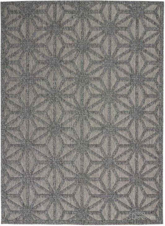 The appearance of Palamos Dark Grey 4 X 6 Area Rug designed by Nourison in the modern / contemporary interior design. This dark grey piece of furniture  was selected by 1StopBedrooms from Palamos Collection to add a touch of cosiness and style into your home. Sku: 99446773890. Material: Polypropylene. Product Type: Area Rugs. Image1