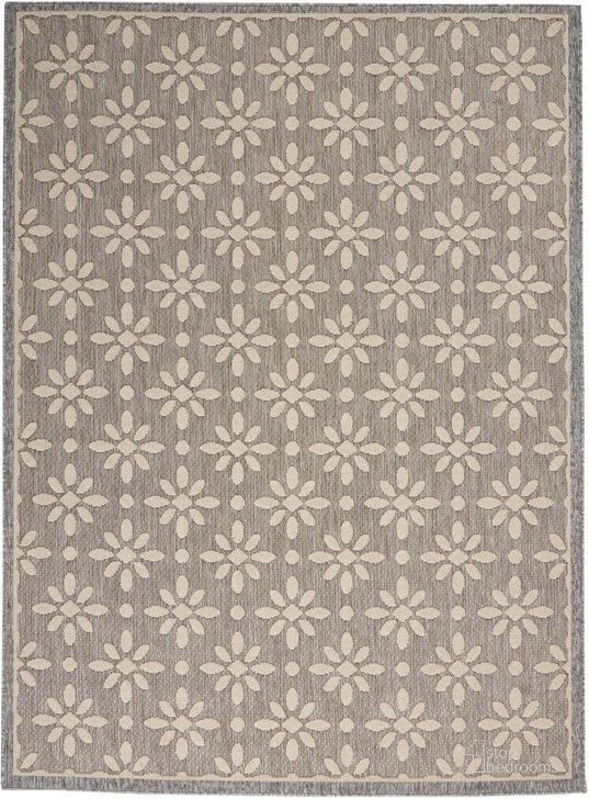 The appearance of Palamos Grey 4 X 6 Area Rug designed by Nourison in the modern / contemporary interior design. This grey piece of furniture  was selected by 1StopBedrooms from Palamos Collection to add a touch of cosiness and style into your home. Sku: 99446774446. Material: Polypropylene. Product Type: Area Rugs. Image1